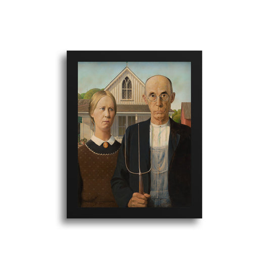 American Gothic - Framed Art Print (1" frame) - Mystic Machine Art