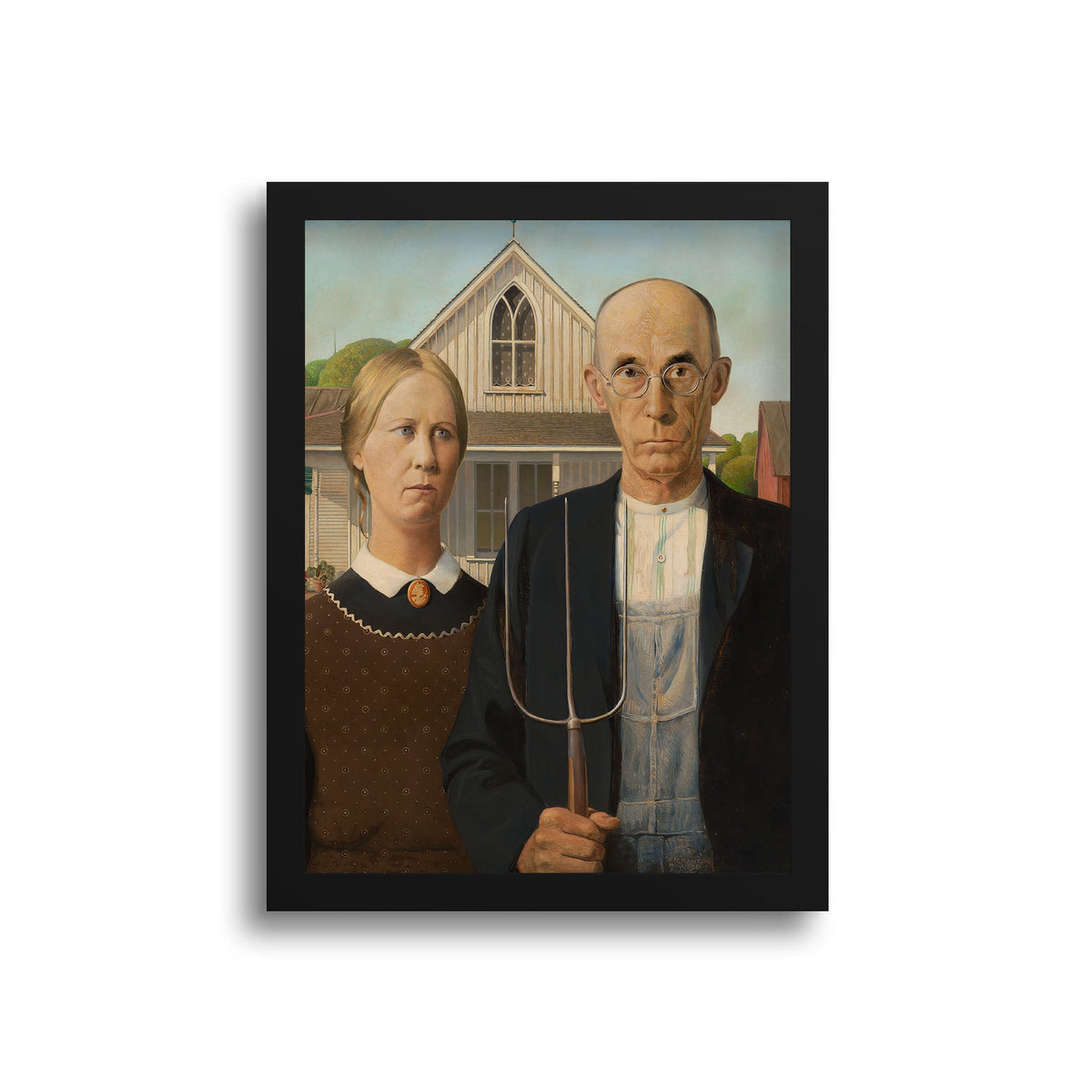 American Gothic - Framed Art Print (1" frame) - Mystic Machine Art