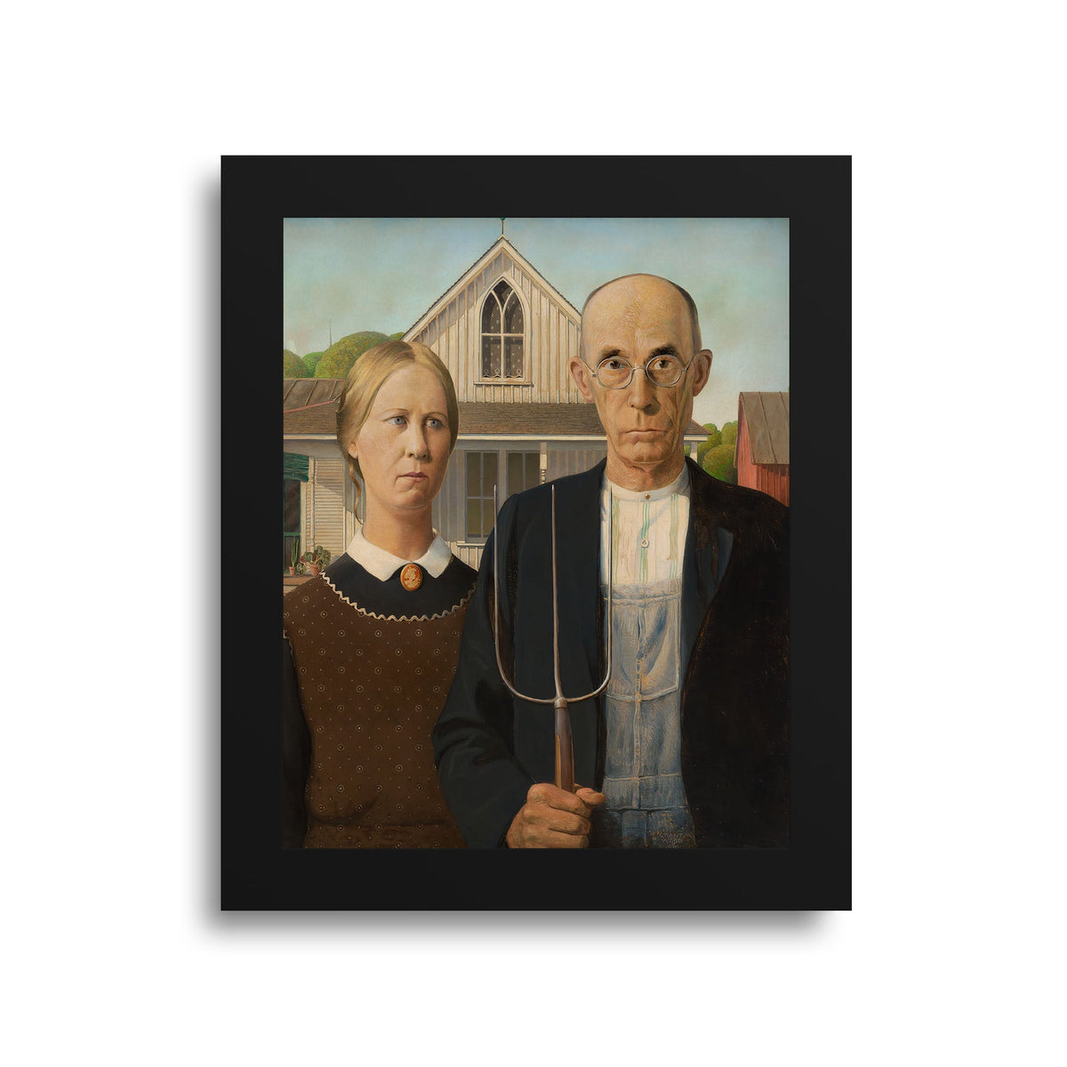 American Gothic - Framed Art Print (1" frame) - Mystic Machine Art