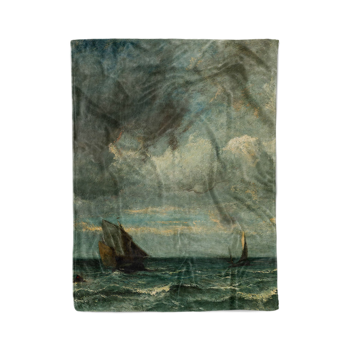 Barks Fleeing Before the Storm - Fleece Blanket - Mystic Machine Art
