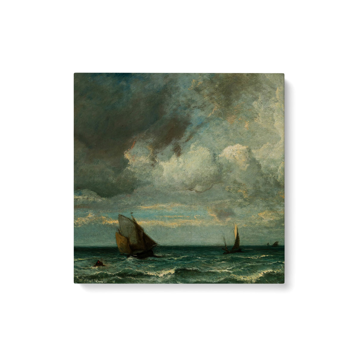 Barks Fleeing Before the Storm - Premium Matte Canvas (1.25") - Mystic Machine Art