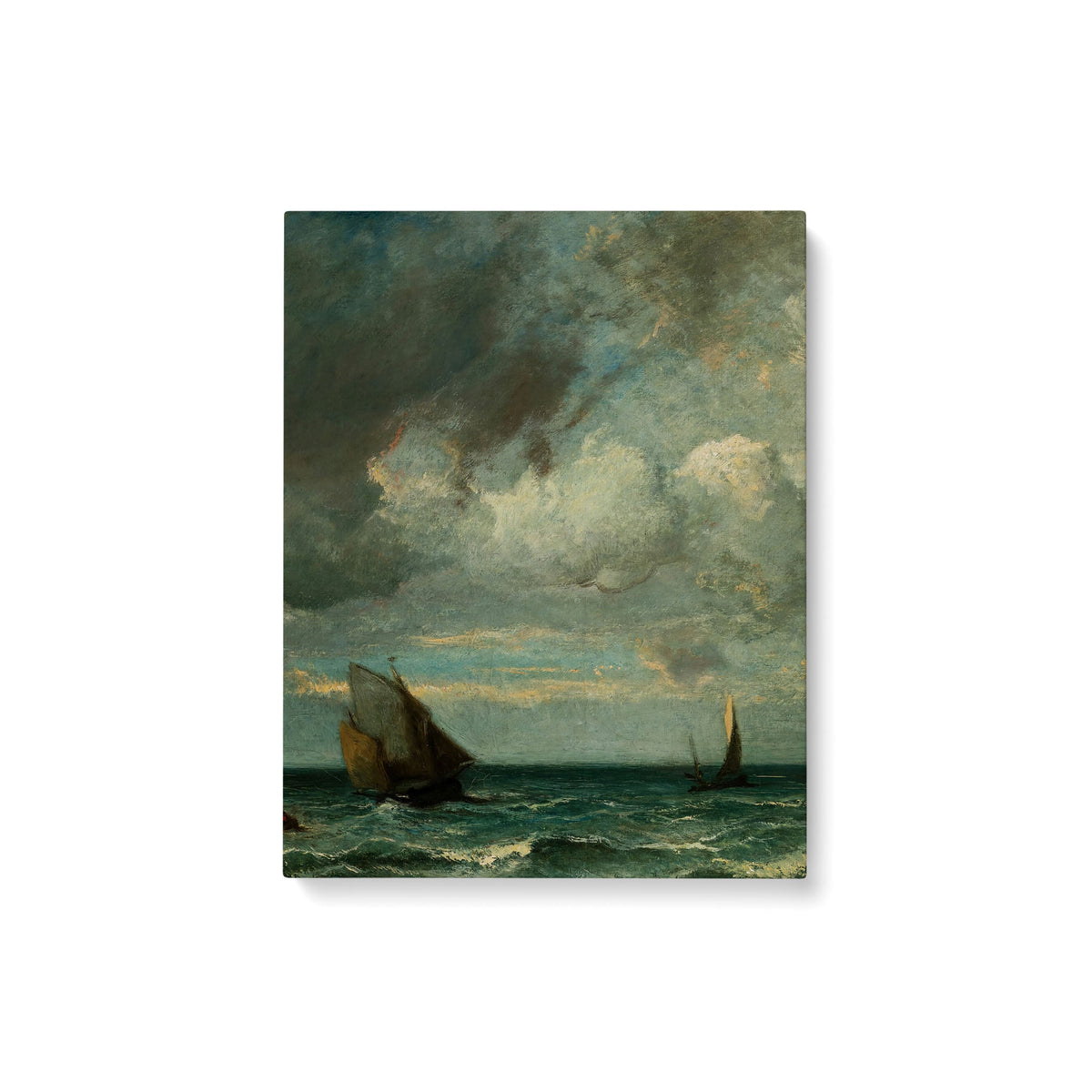 Barks Fleeing Before the Storm - Premium Matte Canvas (1.25") - Mystic Machine Art