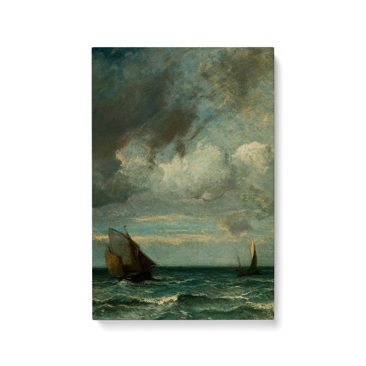 Barks Fleeing Before the Storm - Premium Matte Canvas (1.25") - Mystic Machine Art
