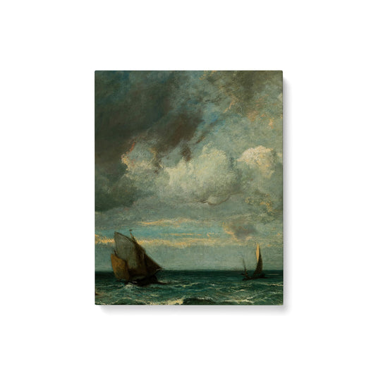 Barks Fleeing Before the Storm - Premium Matte Canvas (1.25") - Mystic Machine Art