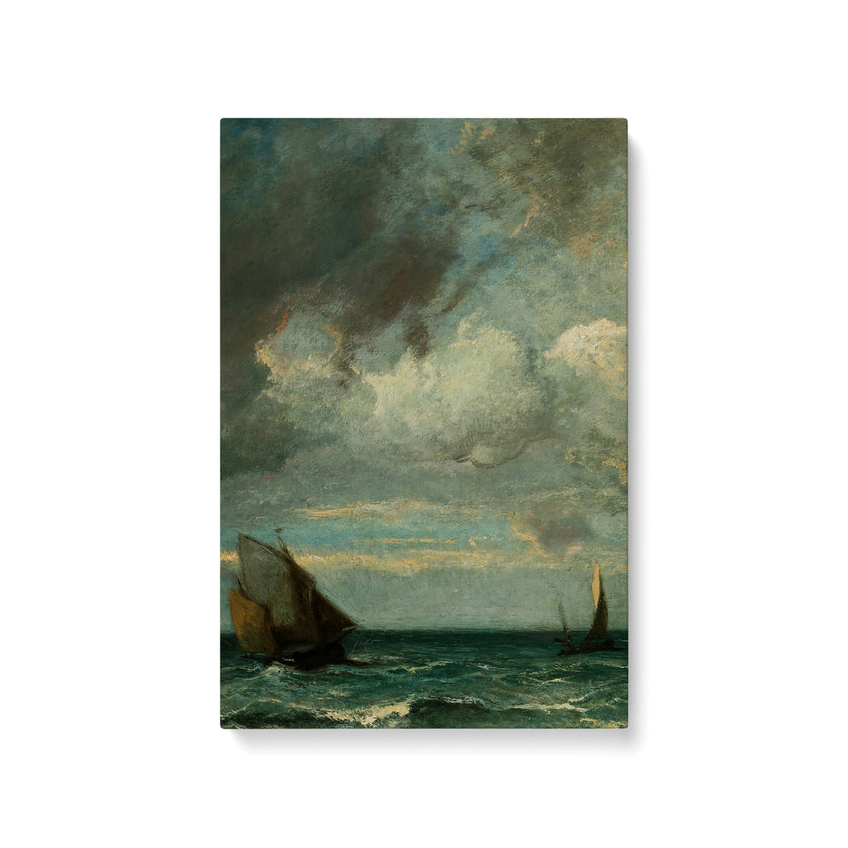 Barks Fleeing Before the Storm - Premium Matte Canvas (1.25") - Mystic Machine Art