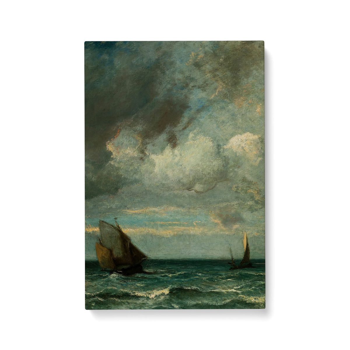 Barks Fleeing Before the Storm - Premium Matte Canvas (1.25") - Mystic Machine Art