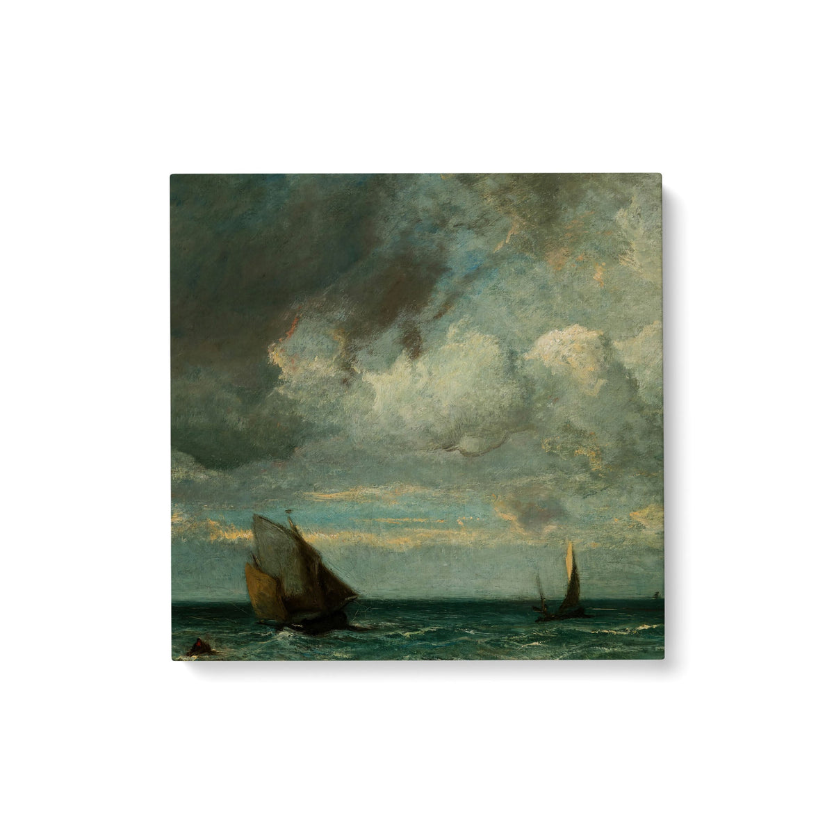 Barks Fleeing Before the Storm - Standard Matte Canvas (1.25") - Mystic Machine Art