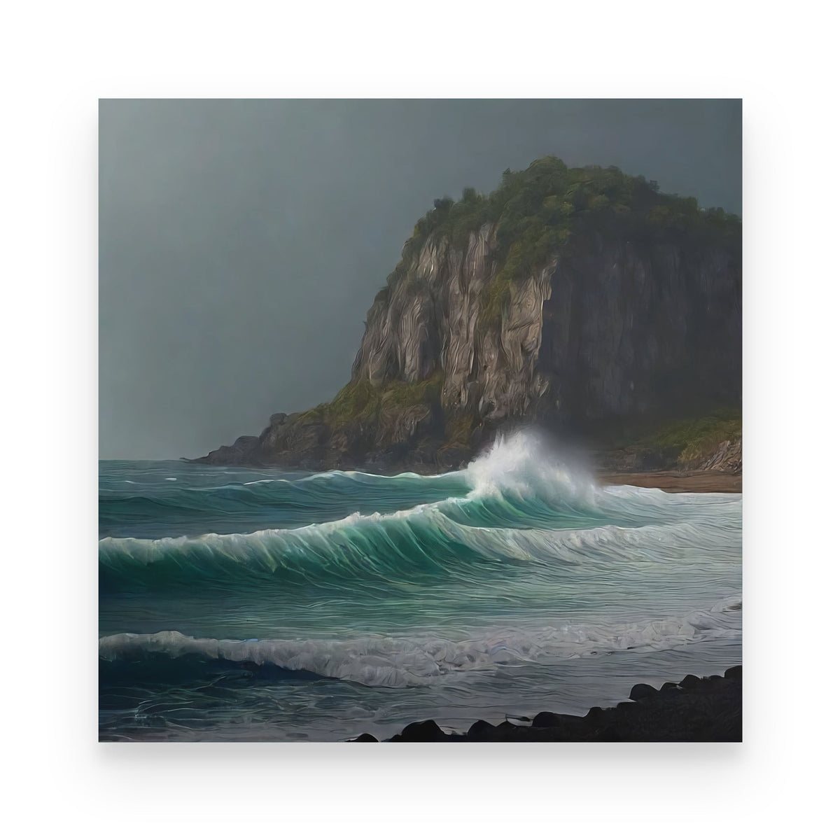 Wave Break - Standard Poster - Mystic Machine Art