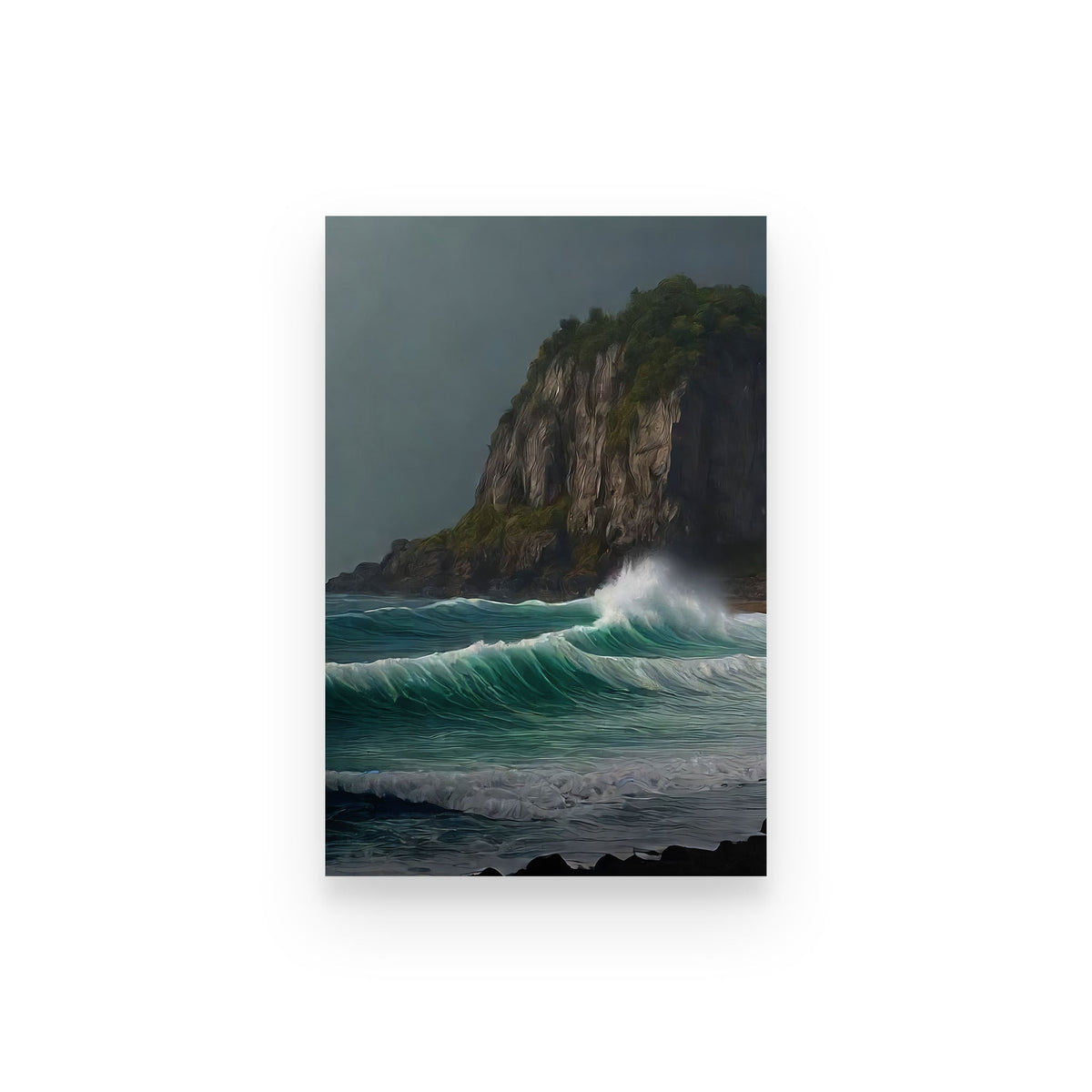 Wave Break - Standard Poster - Mystic Machine Art