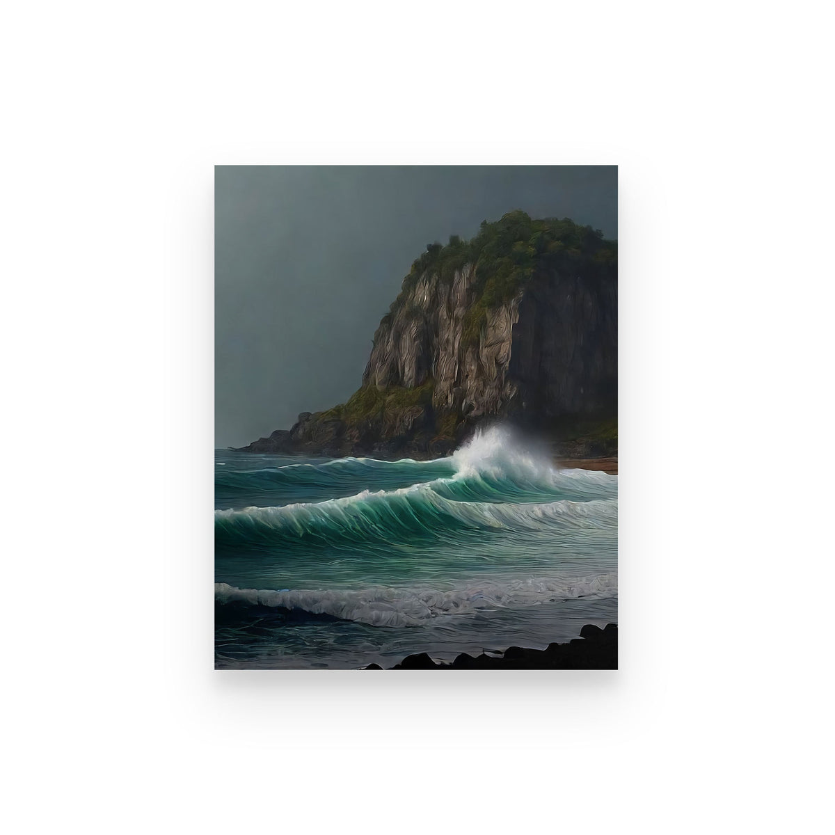 Wave Break - Standard Poster - Mystic Machine Art