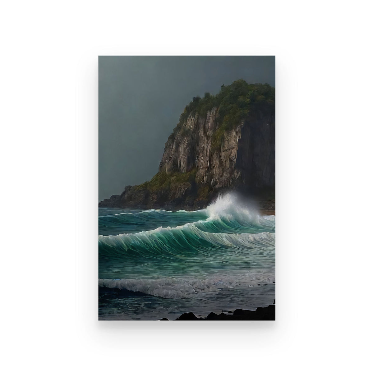 Wave Break - Standard Poster - Mystic Machine Art