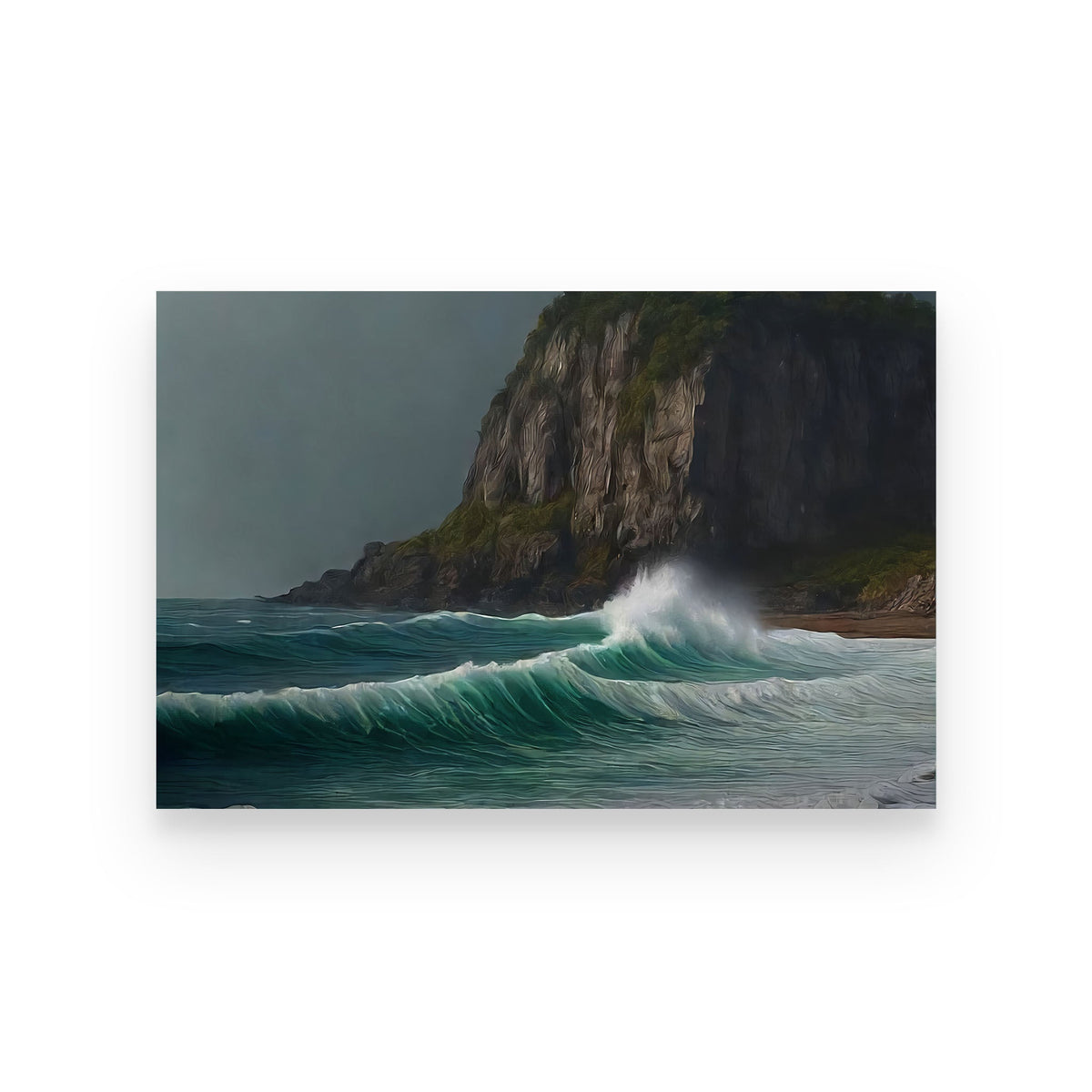 Wave Break - Standard Poster - Mystic Machine Art
