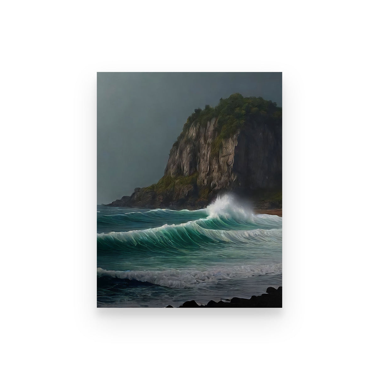 Wave Break - Standard Poster - Mystic Machine Art