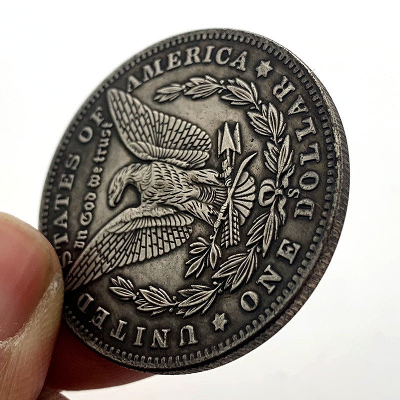 1881 Wandering Eagle Commemorative Keepsake Coin. - Mystic Machine Art