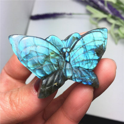 Crystal Stone Butterfly Pendant Decoration Crafts - Mystic Machine Art