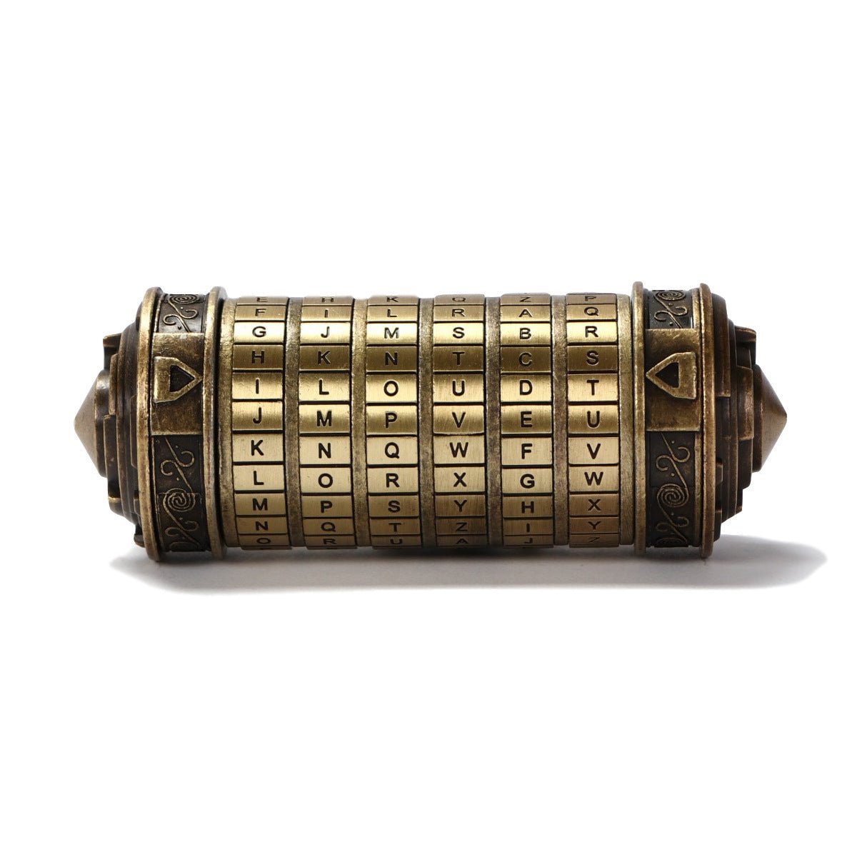 Da Vinci Combination Lock Bronze Precision Edition - Mystic Machine Art