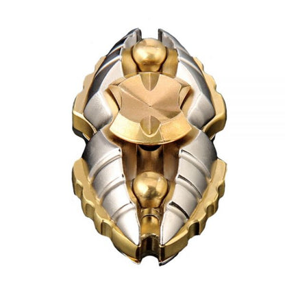 Golden Scarab Hand Spinner - Mystic Machine Art