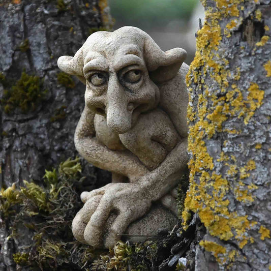 Gothic Sculpture Cast Stone Troll Resin Crafts Gargoyle Resin Crafts Ornaments - Mystic Machine Art