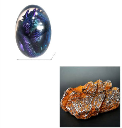 Lava Dragon Egg Desktop Decoration Dinosaur Egg Resin Crafts - Mystic Machine Art