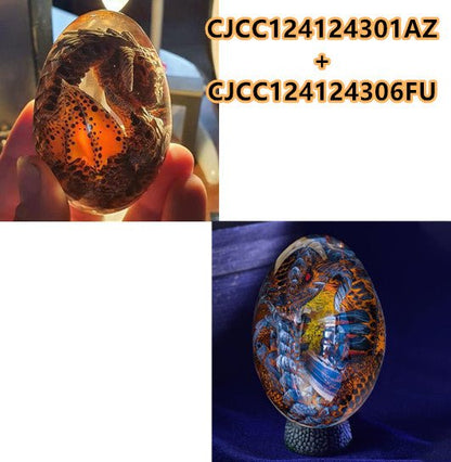 Lava Dragon Egg Desktop Decoration Dinosaur Egg Resin Crafts - Mystic Machine Art