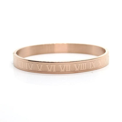 Men's 19" Roman Numeral Bangle - Mystic Machine Art