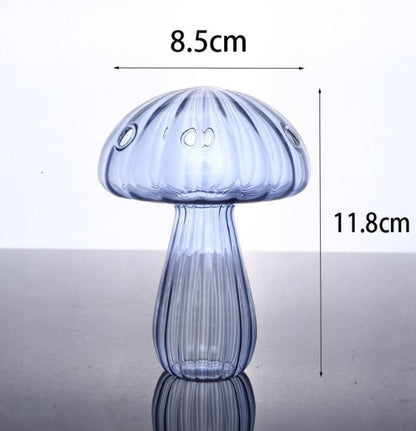 Mushroom Aromatherapy Bottle Tabletop Hydroponic Planter - Mystic Machine Art