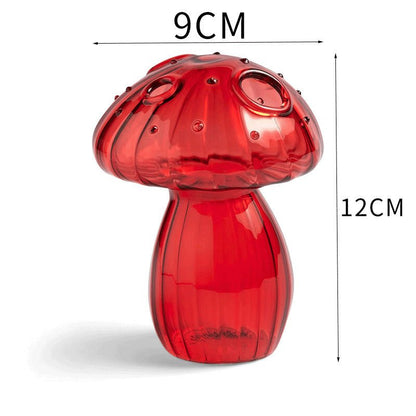 Mushroom Aromatherapy Bottle Tabletop Hydroponic Planter - Mystic Machine Art