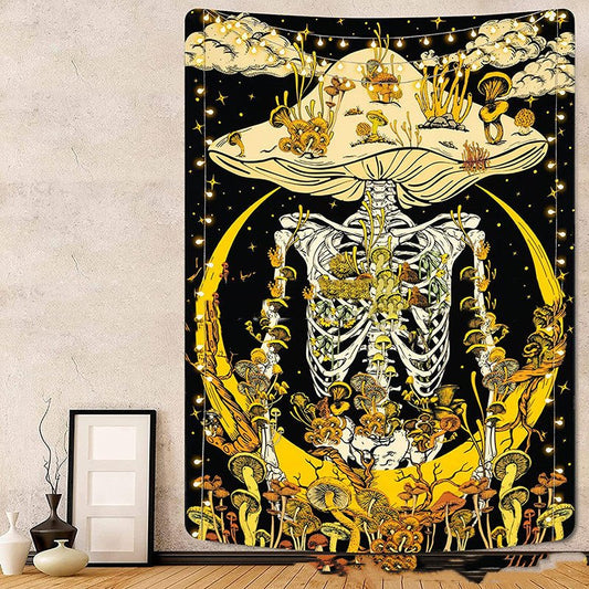 Mystic Mushroom Decorative Tapestry Collection 1 - Mystic Machine Art
