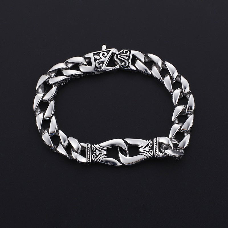 Mystic Vine Bond Cuban Link 316L Steel Bracelet - Mystic Machine Art