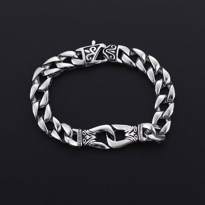 Mystic Vine Bond Cuban Link 316L Steel Bracelet - Mystic Machine Art