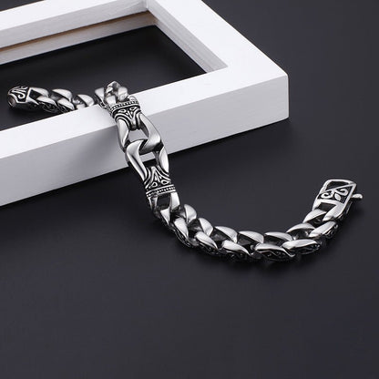 Mystic Vine Bond Cuban Link 316L Steel Bracelet - Mystic Machine Art