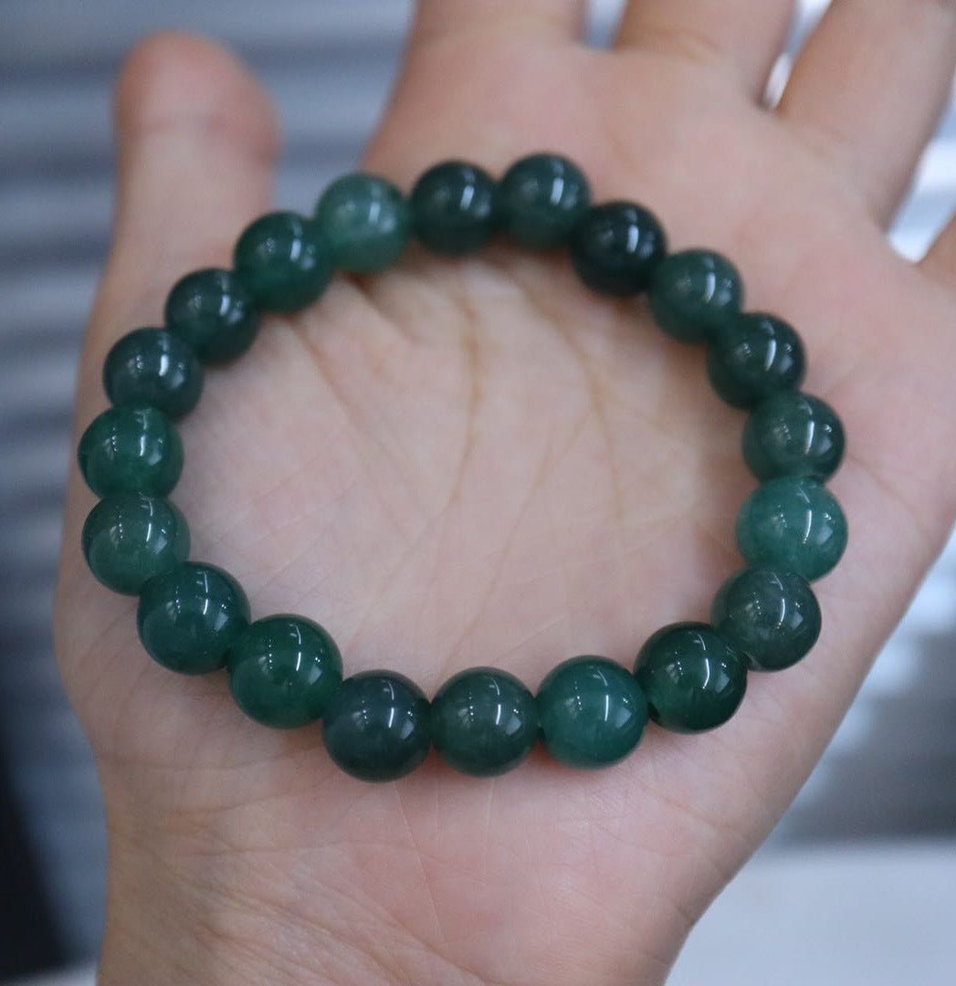 Natural Jadeite Pixiu Pendant Jade Bracelet - Mystic Machine Art