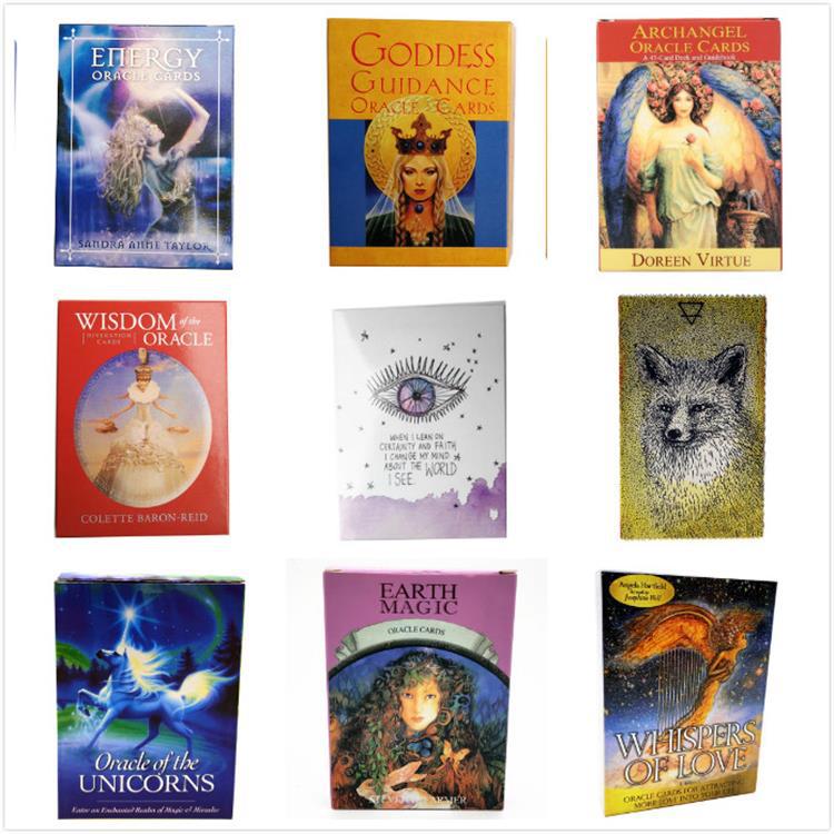 Oracle Cards Board Game Tarot Divination Cards - Mystic Machine Art