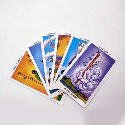 Rider Waite Tarot Cards - Spanish/English Edition - Mystic Machine Art