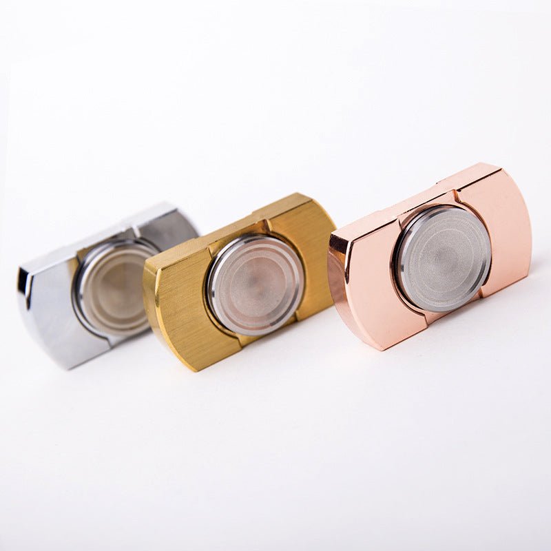 Stainless Steel Small Square Fidget Spinner - Mystic Machine Art