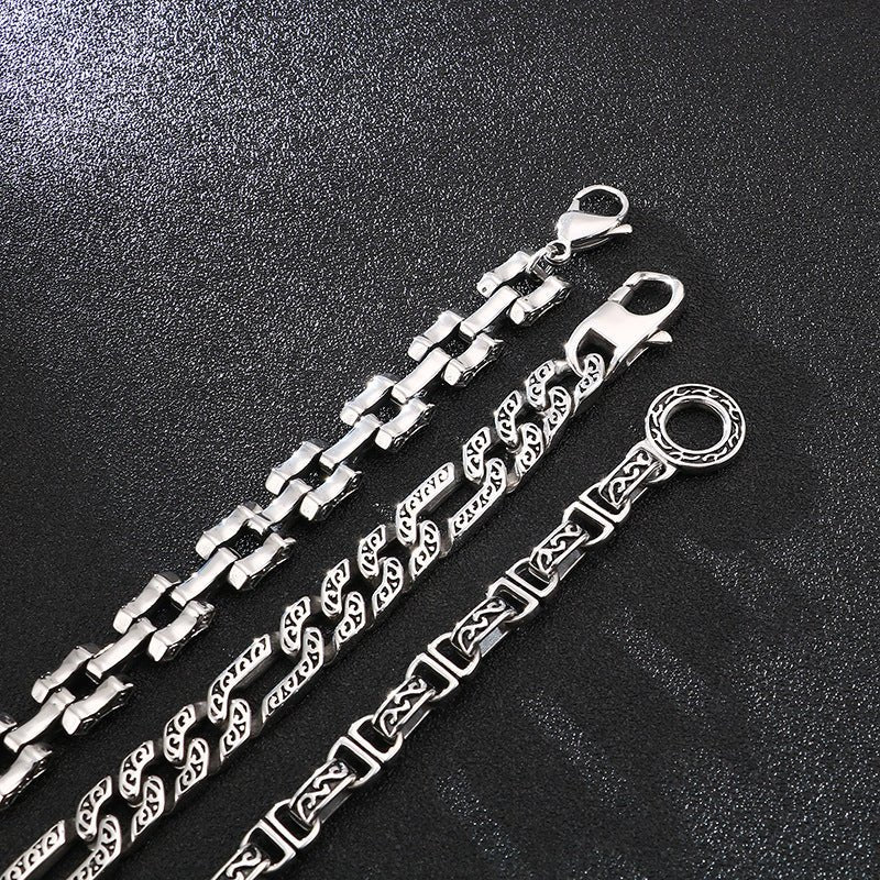 Titanium Steel Men's Bracelets - Mystic Machine Art