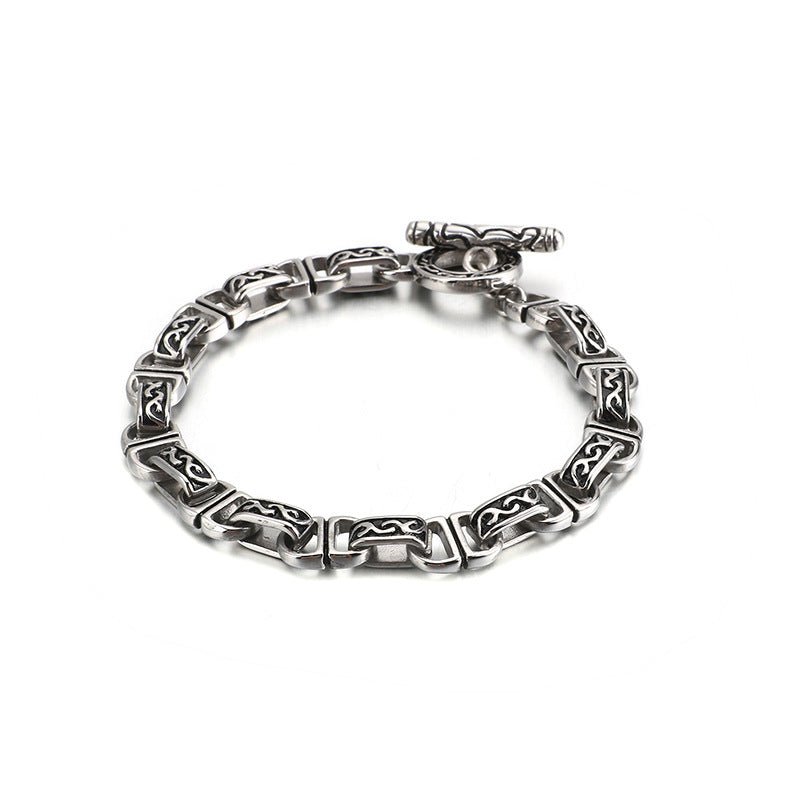 Titanium Steel Men's Bracelets - Mystic Machine Art